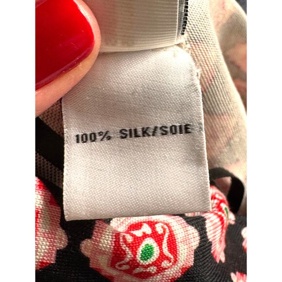 DVF 100% Silk Zoe Wrap Dress Womens 4 Jersey Knit Retro Work Business Casual - Picture 12 of 15